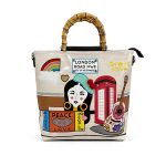 London Themed Peace and Love Tote Bag