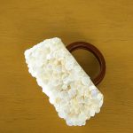 Artisanal Shell Sequin Wooden Handle Bag - Image 8