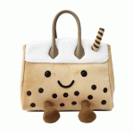 Cute Bubble Tea Plush Handbag – Kawaii Boba Tote Bag