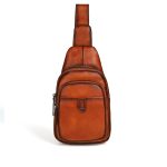 Cowhide Leather New Vintage Men's Sling Bag
