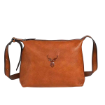 Full Grain Leather Men's Retro Casual Shoulder Bag