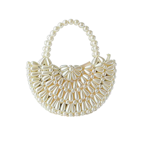 微信图片_20260303092852_758_320-Photoroom (5) French Vintage Pearl Beaded Crescent Clutch - Image 1