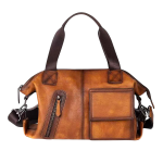 Top Grain Leather Vintage Casual Men's Tote Bag