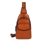 Top Grain Leather Men's Casual Chest Bag