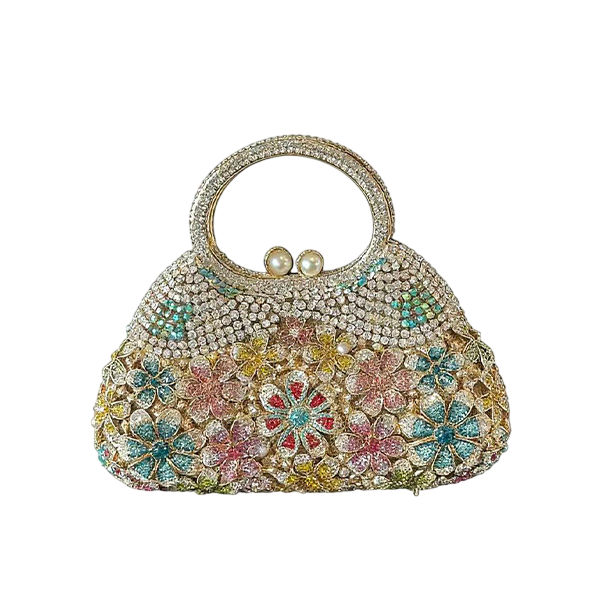 微信图片_20260303092852_758_320-Photoroom (6) Bling Beaded Flower Party Clutch with Top Handle - Image 1