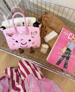 Cute Strawberry Milkshake Plush Handbag - Image 4