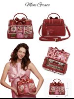 Chocolate Shop Themed Shoulder Crossbody Handbag - Image 2