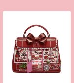 Chocolate Shop Themed Shoulder Crossbody Handbag - Image 4