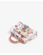 Graffiti Teddy Bear Mini Leather Handbag - Image 6