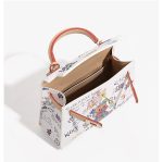 Graffiti Teddy Bear Mini Leather Handbag - Image 9