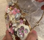 Colorful Floral Beaded Clutch for Weddings - Image 5