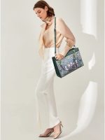 Bohemian Cartoon Girl Print Tote Bag - Image 3