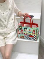 Retro Diner Print Cartoon Tote Bag - Image 10