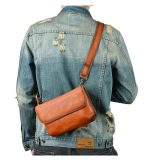 Full Grain Tree Tanned Leather Men Women Phone Pouch - Image 3