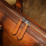 Handcrafted Full Grain Leather Men's Business Bag - Image 5