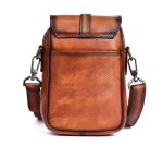 Full Grain Leather Vintage Couple Crossbody Bag - Image 2