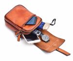 Full Grain Leather Vintage Couple Crossbody Bag - Image 8