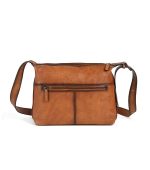 Full Grain Leather Men's Retro Casual Shoulder Bag - Image 5
