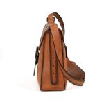 Genuine Leather Fashionable Casual Messenger Bag - Image 8