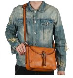 Genuine Leather Fashionable Casual Messenger Bag - Image 2