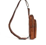 Premium Leather Men's Casual Crossbody Sling Bag - Image 7