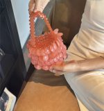 Barbie Pink Shell Beaded Handbag for Women - Image 9