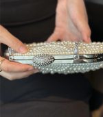 Luxury Pearl Beaded Bag Formal Evening Handbag - Image 8
