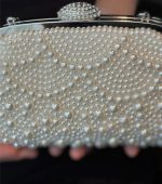 Luxury Pearl Beaded Bag Formal Evening Handbag - Image 9