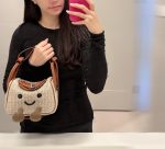 Retro Straw Lindi Bag Smile Face Handbag - Image 4