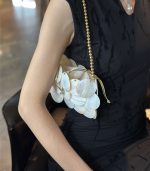 Natural Shell Beaded Clutch Resort Evening Bag - Image 10