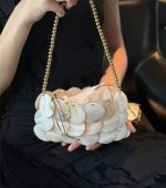 Natural Shell Beaded Clutch Resort Evening Bag - Image 11
