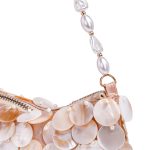 Mother of Pearl Shell Handbag | Luxury Beaded Purse - Image 9